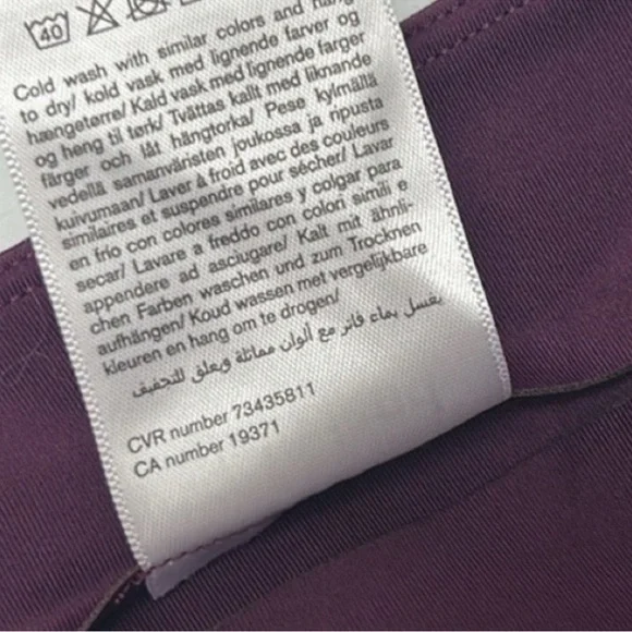Girlfriend Collective high rise plum bike shorts Xs - Picture 8 of 8